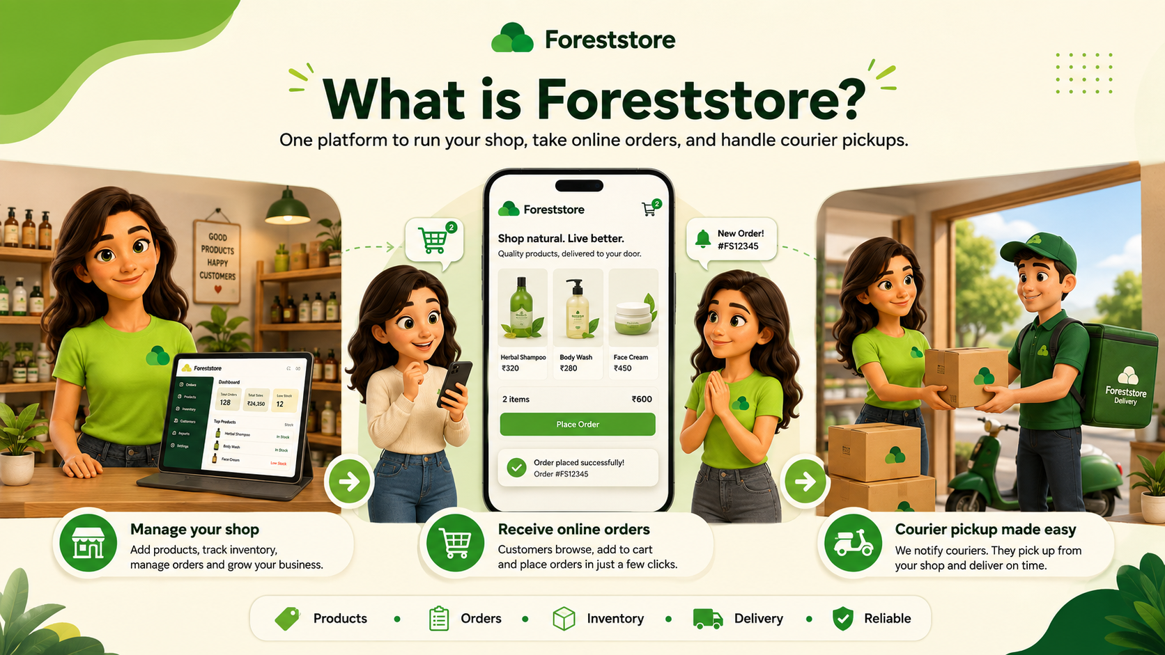 Foreststore: SaaS E-commerce Platform to Build, Manage, and Scale Online Stores